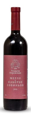 Вино столовое красное сухое «Усадьба Перовских Мерло и Каберне Совиньон»
