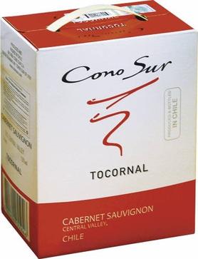 Вино красное полусухое «Cono Sur Tocornal Cabernet Sauvignon (Tetra Pak)»