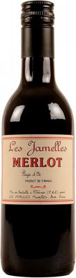 Вино красное сухое «Les Jamelles Merlot» 2018 г.