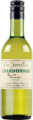 Вино белое сухое «Les Jamelles Chardonnay, 0.25 л» 2018 г.