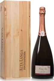 Вино игристое розовое брют «Fontanafredda Contessa Rosa Rose» 2011 г., в подарочной упаковке