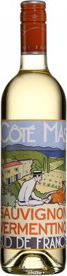 Вино белое сухое «Cote Mas Sauvignon-Vermentino Pays d Oc» 2019 г.