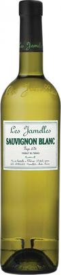 Вино белое сухое «Les Jamelles Sauvignan Blanc» 2019 г.