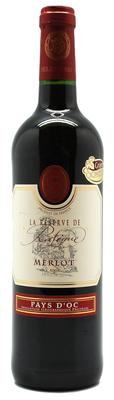 Вино красное полусладкое «La Reserve De Metrlot» вино с защищенным географическим указанием