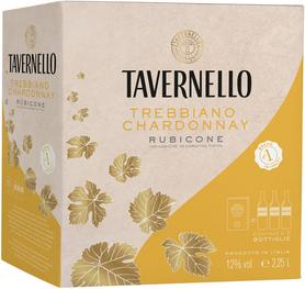 Вино белое полусухое «Tavernello Trebbiano–Chardonnay» бэг-ин-бокс