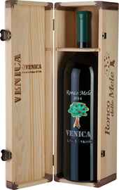 Вино белое сухое «Venica & Venica Sauvignon Collio Ronco delle Mele» 2018 г. в деревянной коробке