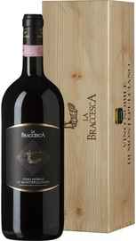 Вино красное сухое «La Braccesca Vino Nobile di Montepulciano» 2017 г. в деревянной коробке