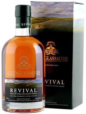 Виски шотландский «Glenglassaugh Revival» в подарочной упаковке