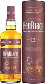 Виски шотландский «Benriach Sherry Wood 12 Years Old» в тубе