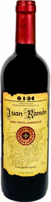 Вино столовое красное полусладкое «Juan Ramon Tinto Semidulce»