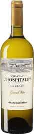 Вино белое сухое «Chateau l Hospitalet Blanc La Clape» 2018 г.