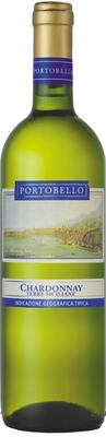 Вино белое полусладкое «Portobello Chardonnay Terre Siciliane» 2019 г.