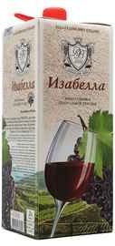 Вино столовое красное полусладкое «Коллекция вин Кубани Изабелла, 2 л»