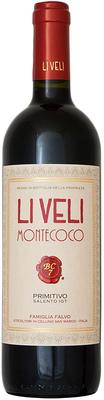 Вино красное сухое «Li Veli Montecoco Primitivo Salento» 2018 г.
