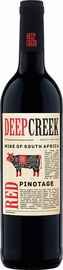 Вино красное сухое «Deep Creek Pinotage» 2022 г.