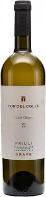 Вино белое сухое «Tor del Colle Pinot Grigio Friuli Grave» 2018 г.