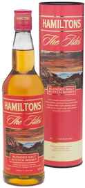 Виски шотландский «Hamiltons Isles Blended Malt» в тубе