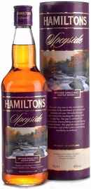 Виски шотландский «Hamiltons Speyside Single Malt» в тубе