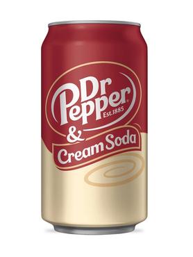 Напиток газированный «Dr.Pepper Cream Soda» в жестяной банке