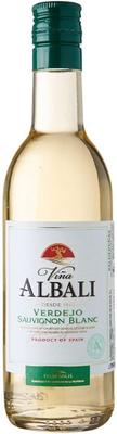 Вино белое сухое «Vina Albali Verdejo-Sauvignon Blanc, 0.187 л» 2019 г.