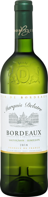 Вино белое сухое «Marquis Delatre Bordeaux» 2018 г.