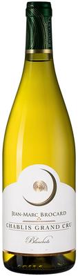 Вино белое сухое «Chablis Grand Cru Les Blanchots Jean-Marc Brocard (Domaine Sainte-Claire)» 2018 г.