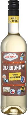 Вино белое сухое «Chardonnay Santa Monica» 2018 г.