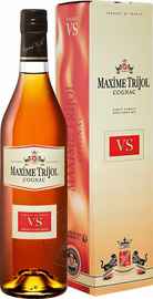 Коньяк французский «Maxime Trijol Cognac VS» в подарочной упаковке