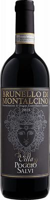 Вино красное сухое «Brunello di Montalcino Villa Poggio Salvi» 2015 г.