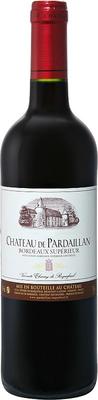 Вино красное сухое «Chateau de Pardaillan Bourdeaux Superieur» 2018 г.
