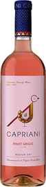 Вино розовое полусухое «Capriani Pinot Grigio Blush»