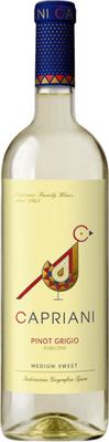 Вино белое полусладкое «Capriani Pinot Grigio Medium Sweet»
