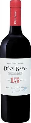 Вино красное сухое «Diaz Bayo 15 Meses Barrica Ribera del Duero Nuestro de Diaz Bayo» 2015 г.