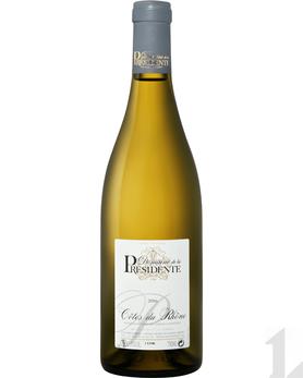 Вино белое сухое «Cotes du Rhone Domaine de la Presidente» 2019 г.