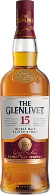 Виски шотландский «The Glenlivet 15 years» в подарочной упаковке