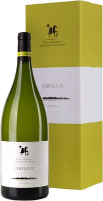 Вино белое сухое «Grillo Mozia Tasca d'Almerita» 2018 г., в подарочной упаковке