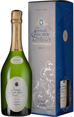 Вино игристое белое брют «Grande Cuvee 1531 de Aimery Cremant de Limoux Blanc» 2018 г. в подарочной упаковке