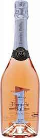Вино игристое розовое брют «Premier Bulle Rose Brut Cremant de Limoux Sieur d'Arques» 2018 г.