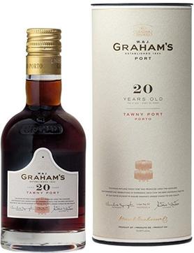 Портвейн «Graham's 20 Year Old Tawny Port, 0.2 л» в подарочной упаковке