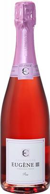 Вино игристое розовое брют «Eugene III Rose Brut Cooperative Vinicole de la Region de Baroville»