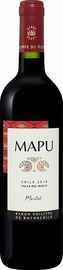 Вино красное сухое «Mapu Merlot Maule Valley Baron Philippe de Rothschild»