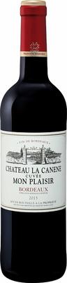Вино красное сухое «Chateau La Canene Cuvee Mon Plaisir Bordeaux Producta Vignobles» 2016 г.