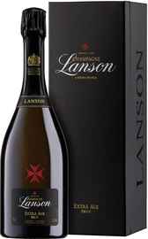 Шампанское белое брют «Lanson Extra Age Brut» 2005 г. в подарочной упаковке