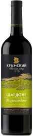 Вино столовое белое полусладкое «Крымский винный завод Шардоне»