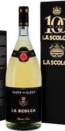 Вино белое сухое «Gavi dei Gavi, 1.5 л» 2019 г. в подарочной упаковке