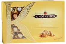 Конфеты «А.Коркунов Ассорти из молочного шоколада» 192 гр.