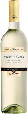 Вино белое полусухое «Mastri Vernacoli Moscato Giallo» 2019 г.