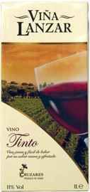 Вино красное сухое «Vina Lanzar Tinto» 2019 г.