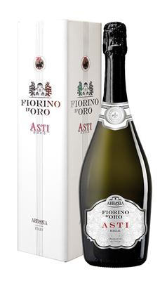 Вино игристое белое сладкое «Fiorino d'Oro Asti Spumante» в подарочной упаковке