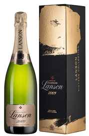 Шампанское белое брют «Lanson Gold Label Brut Vintage» 2008 г., в подарочной упаковке
